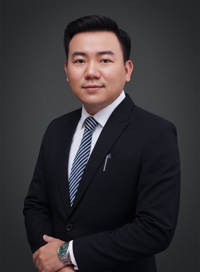 Professional headshot variation AI produced result