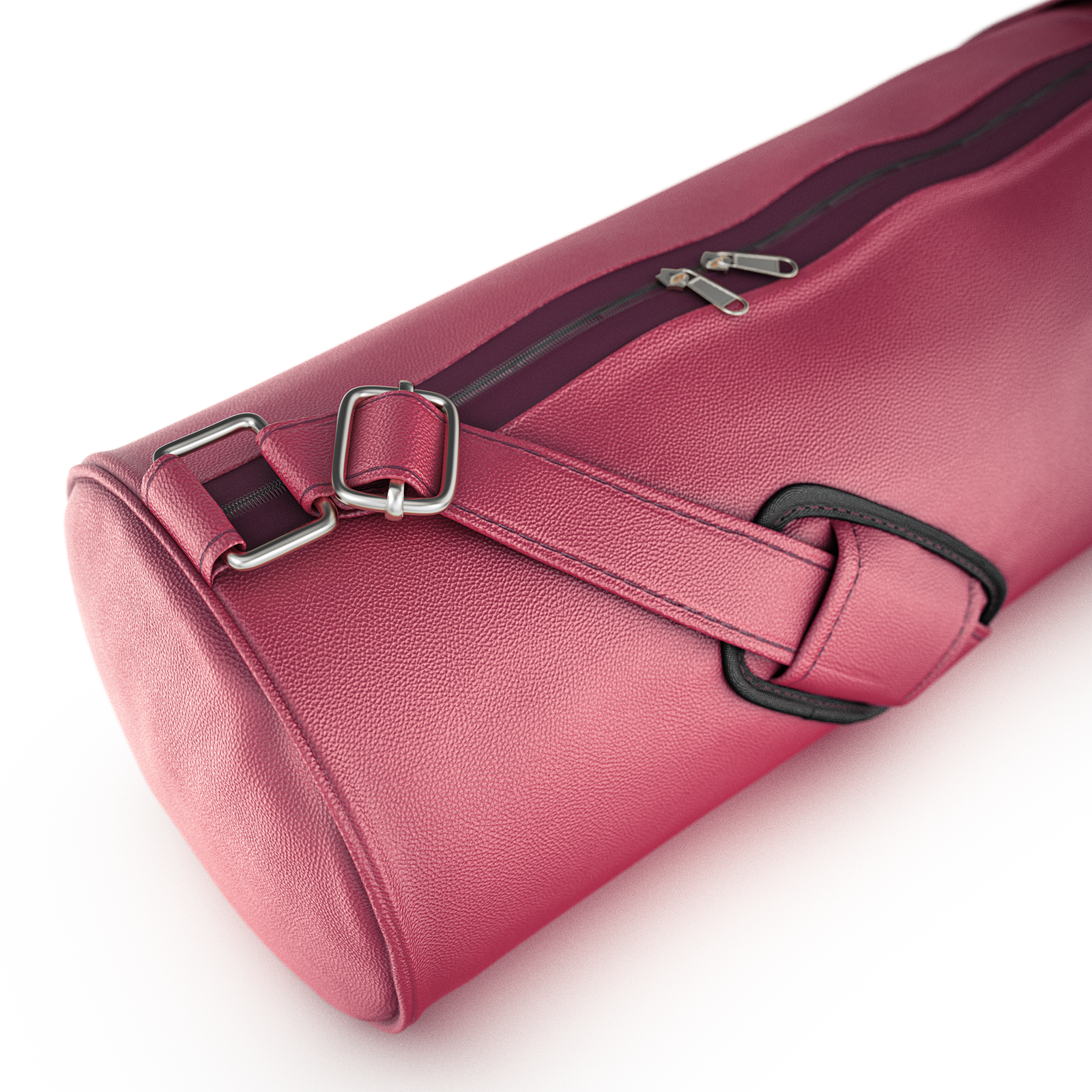 Close-up CGI handbag material detail