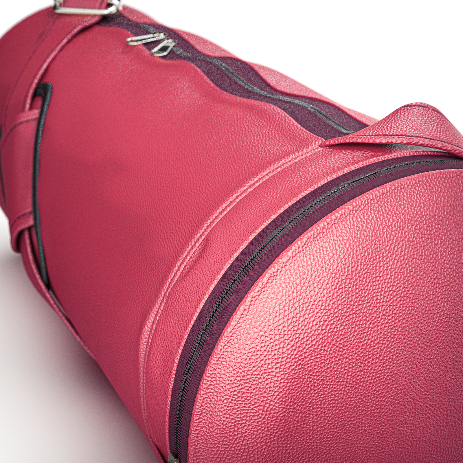 Detailed CGI handbag hardware render