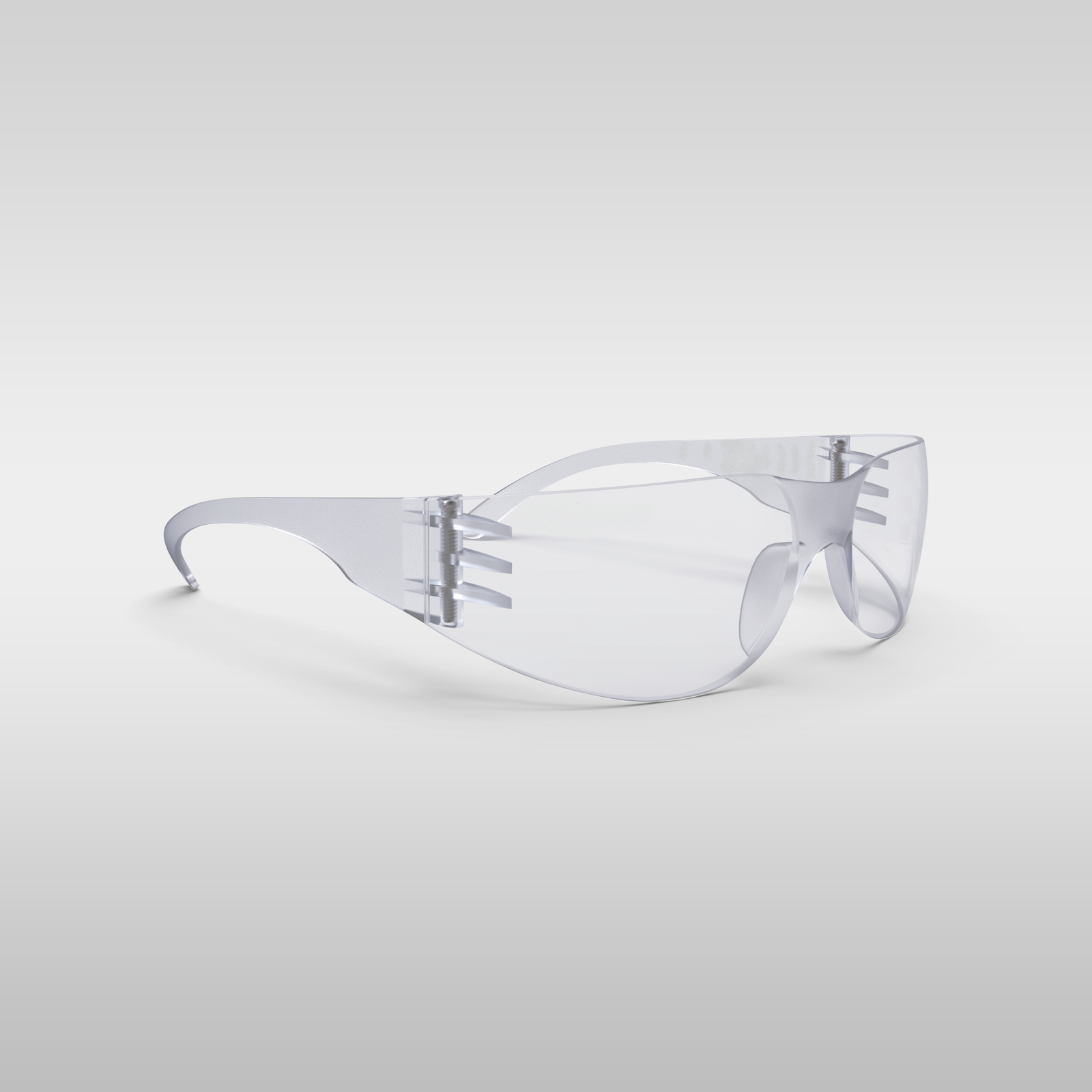 Transparent eyewear CGI product render